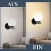 ZMH lampa ścienna czarna lampa ścienna wnętrze nowoczesna Podgląd zdjęcia produktu 2