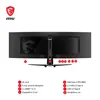 MSI MPG 491CQPDE QD-OLED, Gaming-Monitor, (DQHD, QD-OLED, Produktbild-Vorschau 10