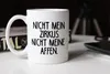 Kaffee-Tasse Spruch Bürotasse Nicht mein Zirkus Nicht meine Produktbild-Vorschau 5