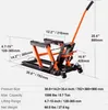 SucceBuy Cric hydraulique pour motos 0.7 Ton ATV Table Voir les images du produit 7