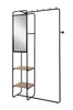 finori Luton 42A Kompaktgarderobe, schwarz / Nachbildung Produktbild-Vorschau 5