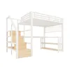 Letto a soppalco 140 x 200 cm con scrivania, scaletta Anteprima dell’immagine prodotto 10