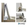 A collage of images showing details of a toilet seat. Produktbild-Vorschau