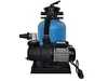 A sand filter system with a pump, shown against a white background. Produktbild-Vorschau