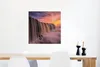 MuchoWow® Poster Wasserfall - Sonnenuntergang - Natur 50x50 Produktbild-Vorschau 5