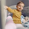 Paraurti per culla Ricokids 3m - rosa e grigio Anteprima dell’immagine prodotto 5