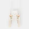 Indoor-Babyschaukel Beige aus Velvet – Mit Produktbild-Vorschau 1