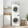 vidaXL Armoire pour lave-linge en béton 67,5 x 68 x 200 cm Voir les images du produit 3