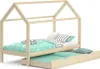 Hausbett Vitalispa Wiki Naturholz 90x200 cm mit Gästebett, Produktbild-Vorschau 7