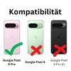 Three phones are shown with compatibility indicators. Produktbild-Vorschau