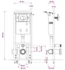 vidaXL Unterputz-Spülkasten für Wand-WC 11 l Produktbild-Vorschau 6