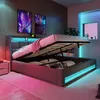Hochwertiges Polsterbett 160x200cm mit USB und LED Produktbild-Vorschau 10