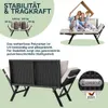 CASARIA® Polyrattan Gartenbank mit Liegefunktion Auflage Produktbild-Vorschau 6