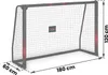 But de football 180 x 120 x 60 cm NS-463 noir-rouge Voir les images du produit 7