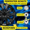 Radkappen 15 Zoll - Radzierblenden 4er-Set von 13-16 Zoll - Produktbild-Vorschau 2