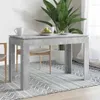 vidaXL Esstisch Betongrau 120x60x76 cm Holzwerkstoff Produktbild-Vorschau 2
