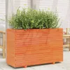 Möbel Pflanzkübel Wachsbraun 110x40x72 cm Massivholz Kiefer Produktbild-Vorschau 1