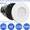 6er SET LED Treppenbeleuchtung aus Aluminium für Produktbild-Vorschau 2