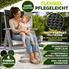 tillvex sedia da giardino premium 4 pezzi argento Anteprima dell’immagine prodotto 6