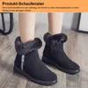 Gefütterte Schlupfstiefel Warme Winterstiefel Damen, Produktbild-Vorschau 3