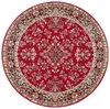 Hanse Home 005 Kurzflor Teppich Rund Design Rot Produktbild-Vorschau 1