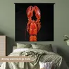 MuchoWow® Wandteppich Wandbehang Krebs - Rot - Porträt Produktbild-Vorschau 4