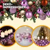 DEUBA® Palline per Albero di Natale Set 100pz Lucide Opache Anteprima dell’immagine prodotto 8