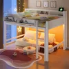 Letto a soppalco Merax 140x200 cm, letto a castello in Anteprima dell’immagine prodotto 1