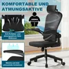 Bürostuhl Ergonomischer Schreibtischstuhl mit Kopfstütz,mit Produktbild-Vorschau 5