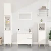 Badschrank Weiß 65x33x60 cm Holzwerkstoff Produktbild-Vorschau 2