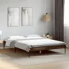 Möbel Bettgestell Braun Eichen-Optik 160x200 cm Produktbild-Vorschau 3