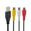 O28 USB auf 3 Cinch Kabel 150 cm – USB 2.0 Stecker auf Produktbild-Vorschau 2