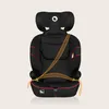 A black car seat with orange straps indicating installation or usage. Anteprima dell’immagine prodotto