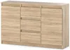 Komoda 120 cm Aga sonoma matowa z szufladami pojemna Podgląd zdjęcia produktu 1