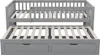 MODFU Lit Gigogne 90x200 cm - Lit Enfant Simple avec 2 Voir les images du produit 6