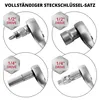 Metrischer Steckschlüsselsatz 1/4" & 1/2" (94-teilig) Produktbild-Vorschau 4