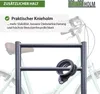 2x Fahrradanlehnbügel mit Knieholm 115x75 cm Stahl Produktbild-Vorschau 4