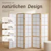 Houten roomdivider met 5 panelen, Japans type Shoji, Productafbeelding-voorbeeld 10