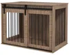 PawHut Hundekäfig Hundebox mit Schiebetür, Hundehaus mit Produktbild-Vorschau 1