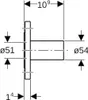 Geberit Mapress C-Stahl Flansch PN 6 mit Einschubende, 54mm Produktbild-Vorschau 4