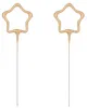 2 Wunderkerzen "Golden Stars" | Sterne Produktbild-Vorschau 1