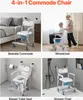 VEVOR Chaise de toilette de nuit, charge maximale 159 kg, Voir les images du produit 2