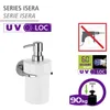 WENKO UV-Loc® Seifenspender Isera Ohne Bohren Dosierer Produktbild-Vorschau 2