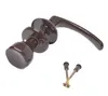 A door handle set with a knob and lever on a white background. Anteprima dell’immagine prodotto
