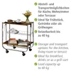 WENKO Chariot de cuisine DINE Serveur sur roulettes Trolley Voir les images du produit 5