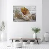 Leinwandbild Vintage-Muscheln 120x80 Feeby Beige bild für Produktbild-Vorschau 2