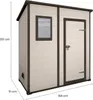Plastový zahradní domek na nářadí Keter Manor Pent 6x4 - Náhled obrázku produktu 4