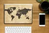 MuchoWow® Laptop Aufkleber Sticker Cover Weltkarte - Sepia Produktbild-Vorschau 2