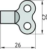 BASI - Entlüftungsschlüssel - Innen-Vierkant  - 323 Produktbild-Vorschau 3