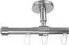 BASIT® Innenlauf Gardinenstange Edelstahl Look 16mm Produktbild-Vorschau 1
